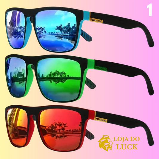 Kit 3 Óculos de Sol Unissex – Estilo Clássico Polarizado para Viagem, Desporto e Lazer