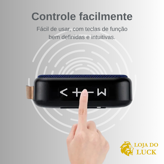 Mini Altifalante Bluetooth Portátil Sem Fios – Subwoofer Potente