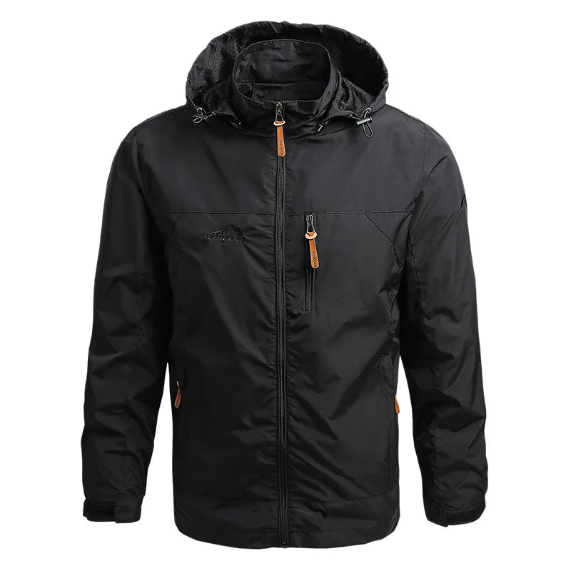 Casaco Masculino Impermeável com Capuz – Estilo Militar, Esportivo e Leve