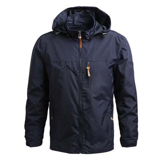 Casaco Masculino Impermeável com Capuz – Estilo Militar, Esportivo e Leve
